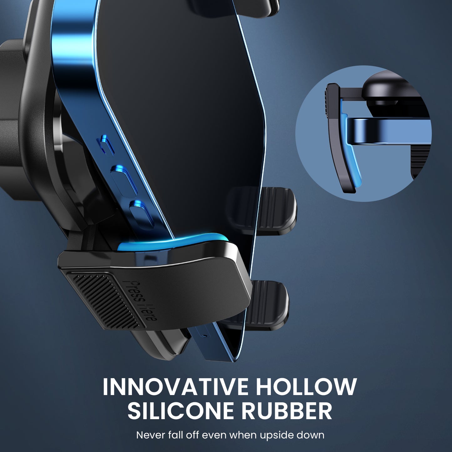 Qifutan Phone Mount for Car Vent [2022 Upgraded Clip] Cell Phone Holder Car Hands Free Cradle in Vehicle Car Phone Holder Mount Fit for Smartphone, iPhone, Cell Phone Automobile Cradles Universal